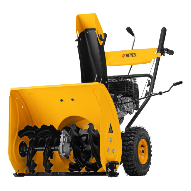 Бензиновая снегоуборочная машина SBM 610, 212 cc, ручной старт, фара Denzel в Санкт-Петербурге