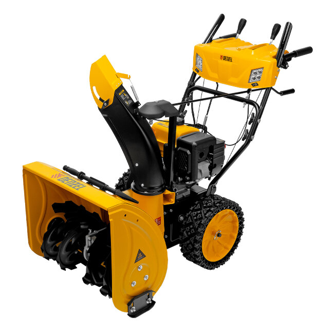 Бензиновая снегоуборочная машина SBM 610S PRO, 212 cc, электростартер, фара, обогрев Denzel в Санкт-Петербурге