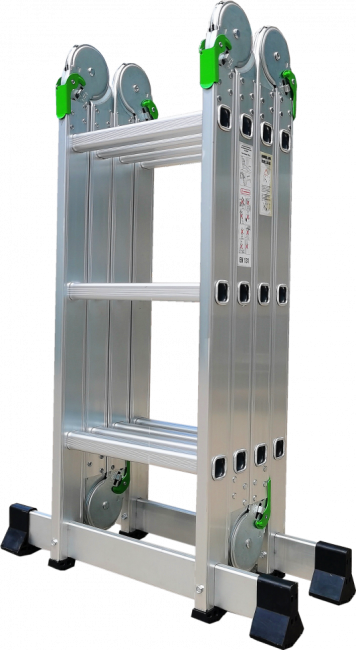 Лестница трансформер алюминиевая 4x5 TM-505 ПРОФФ в Санкт-Петербурге