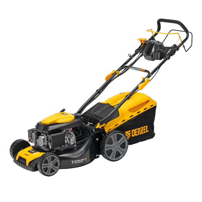 Газонокосилка бензиновая GLD-460SP-VE, 146 см3, шир. 46см, привод, вариатор, эл.старт, 60 л Denzel в Санкт-Петербурге