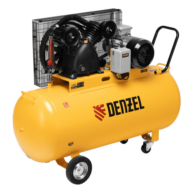 Компрессор воздушный рем. привод BCV 5500-T/270, 5,5 кВт, 270 литров, 850 л/мин Denzel в Санкт-Петербурге