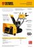 Бензиновая снегоуборочная машина SBM 610DT PRO, 212cc, гусеницы, эл.старт, блок. дифф. Denzel в Санкт-Петербурге