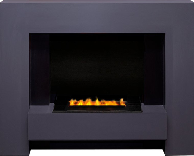 Каминокомплект Tokyo - Graphite Grey с очагом Cassette 400 LNH-INT PS (без дров) в Санкт-Петербурге