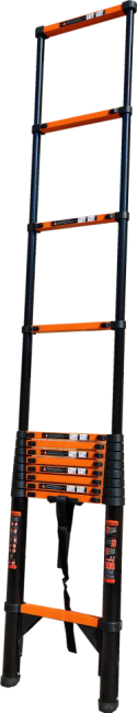 Лестница телескопическая 5м TM-1051С (углеродистая сталь) в Санкт-Петербурге