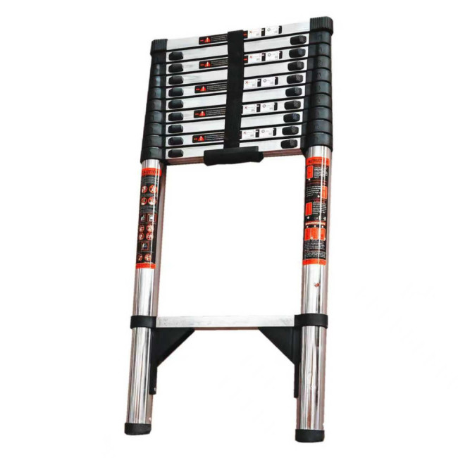Лестница телескопическая 5м TM-1051СC (нержавеющая сталь) в Санкт-Петербурге