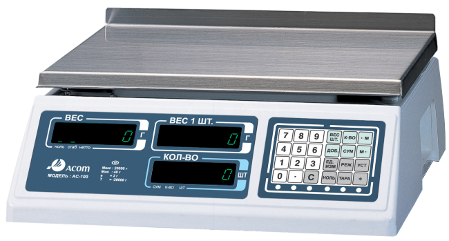 Весы Acom AC-100-20 RS232C в Санкт-Петербурге