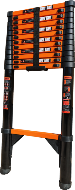 Лестница телескопическая 6,3м TM-1063С (углеродистая сталь) в Санкт-Петербурге