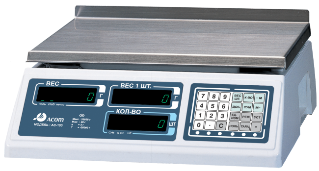 Весы Acom AC-100-30 RS232C в Санкт-Петербурге