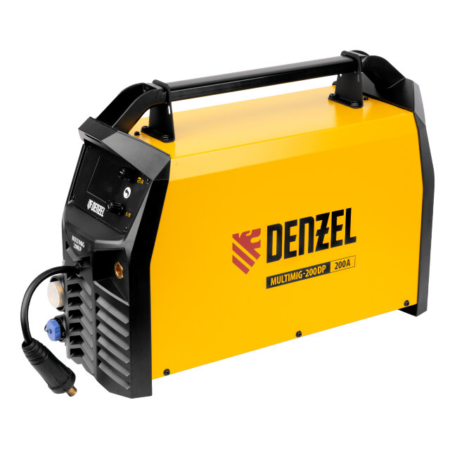 Аппарат инвертор. полуавтомат. сварки MultiMIG-200DP Synergy Double Pulse, 200 А, ПВ 80% Denzel в Санкт-Петербурге