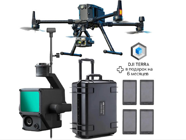 Квадрокоптер с лидаром DJI Matrice 300 RTK Combo комплект в Санкт-Петербурге