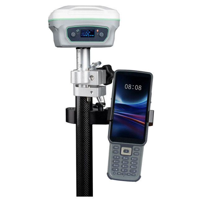 Комплект GNSS-приёмник RGK SR1 с контроллером RGK SC100 и вехой RGK GLS 25 в Санкт-Петербурге
