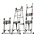 Лестница телескопическая трансформер нержавеющая сталь 2,5/5,0 м TM-5050CC в Санкт-Петербурге