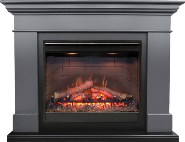 Каминокомплект California Graphite Gray - Серый графит с очагом Symphony 26'' DF2608-INT в Санкт-Петербурге