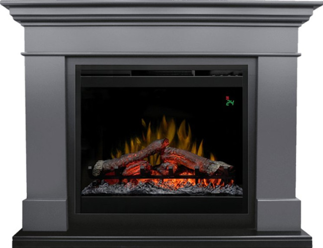 Каминокомплект California Graphite Gray - Серый графит с очагом Symphony 26'' DF2624L-INT в Санкт-Петербурге