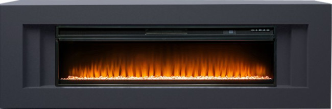 Каминокомплект Line 60 SFT (Разборный) - Серый графит с очагом Vision 60 LED в Санкт-Петербурге