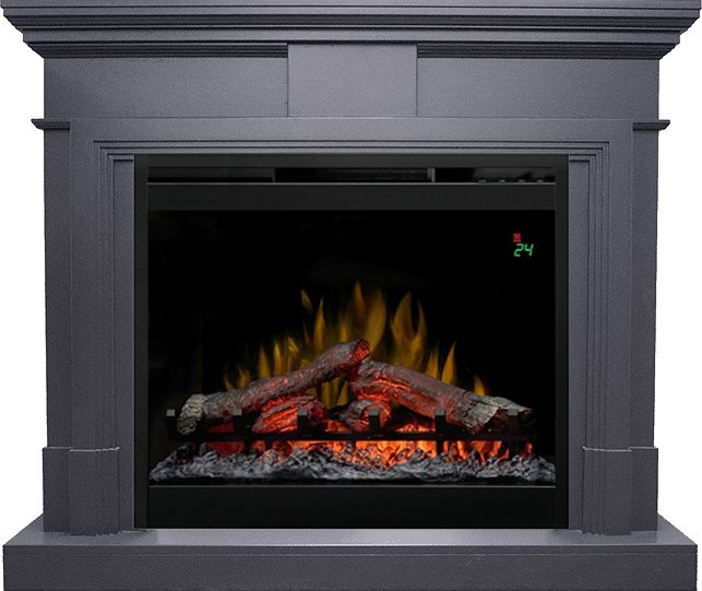 Каминокомплект Coventry Graphite Grey - Серый графит с очагом Symphony 26'' DF2624L-INT в Санкт-Петербурге