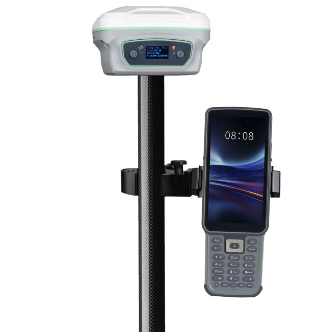 Комплект GNSS-приёмник RGK SR1 с контроллером RGK SC100 и вехой RGK GLS 24 в Санкт-Петербурге