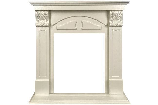 Портал Royal Flame Dublin (деревянный) RUSTIC (Разборный) - Слоновая кость в Санкт-Петербурге