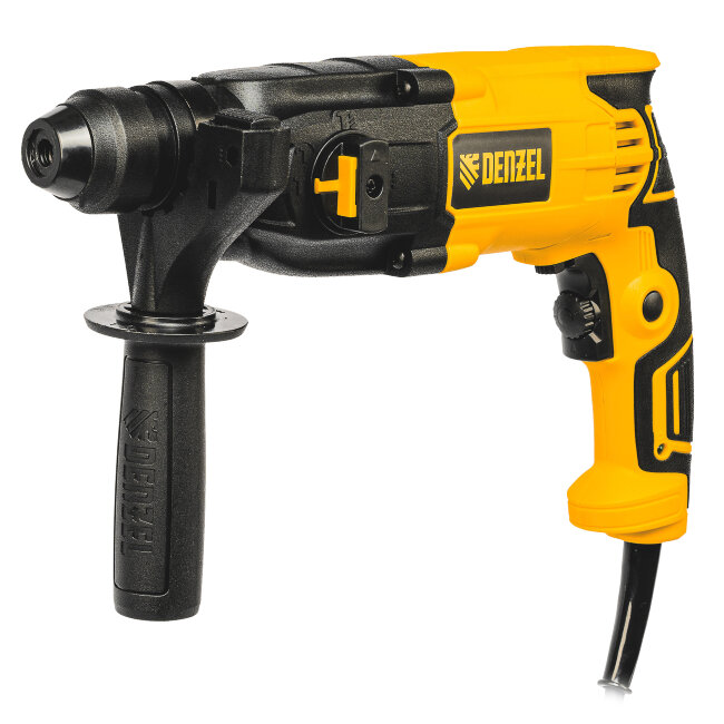 Перфоратор электрический RH-650-18, SDS-plus, 650 Вт, 2.0 Дж, 3 плюс 1 режим Denzel в Санкт-Петербурге