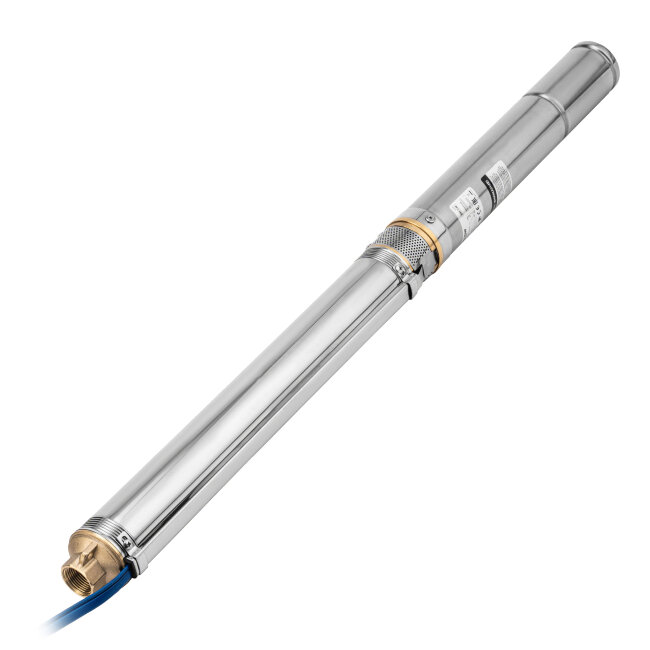 Скважинный насос DWC-3-60, центробежный, диаметр 3", 800 Вт, 3300 л/ч, напор 60 м Denzel в Санкт-Петербурге