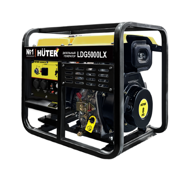 Электрогенератор дизельный LDG 5000LX Huter в Санкт-Петербурге