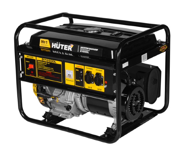 Портативный бензогенератор HUTER DY6500L в Санкт-Петербурге