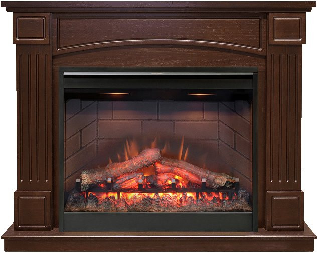 Каминокомплект Boston - Темный дуб с очагом Symphony 26'' DF2608-INT в Санкт-Петербурге