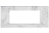 Каминокомплект Line 42 SFT White Marble (Разборный) - Белый мрамор с очагом Vision 42 LOG LED в Санкт-Петербурге