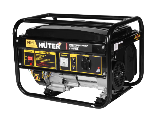 Портативный бензогенератор HUTER DY4000L в Санкт-Петербурге