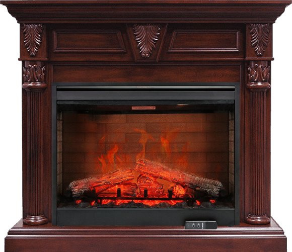Каминокомплект Sheffield - Темная вишня с очагом Symphony 30'' DF3020-EU в Санкт-Петербурге