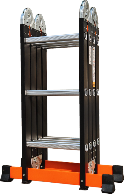 Лестница трансформер стальная, алюминиевые ступени 4x5 ТАЛМЕТ/TALMET TM-505С в Санкт-Петербурге
