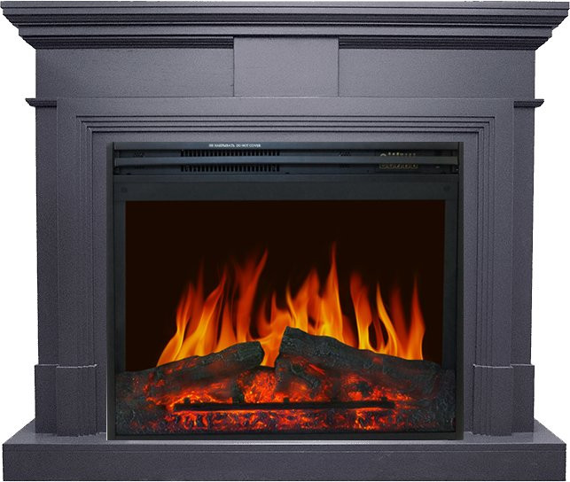 Каминокомплект Coventry Graphite Grey - Серый графит с очагом Jupiter FX New в Санкт-Петербурге