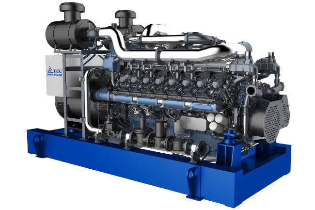 Газопоршневая установка TSS GE-1400 в Санкт-Петербурге