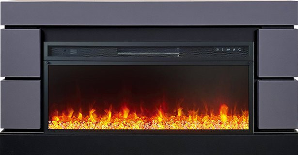 Каминокомплект Modern 42 SFT (Разборный) - Серый графит с очагом Vision 42 LED в Санкт-Петербурге