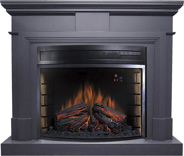 Каминокомплект Coventry Graphite Grey - Серый графит с очагом Dioramic 28 LED FX в Санкт-Петербурге