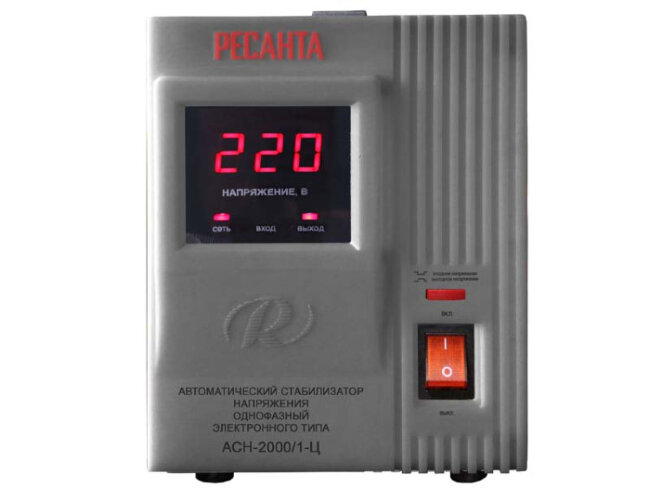 Стабилизатор напряжения РЕСАНТА АСН-2000/1-Ц в Санкт-Петербурге