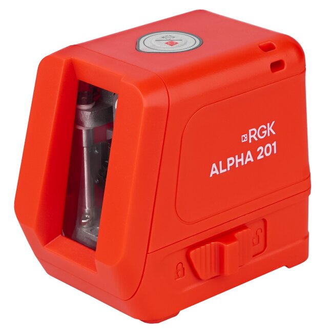 Лазерный уровень RGK ALPHA 201 с калибровкой с красным лучом в Санкт-Петербурге